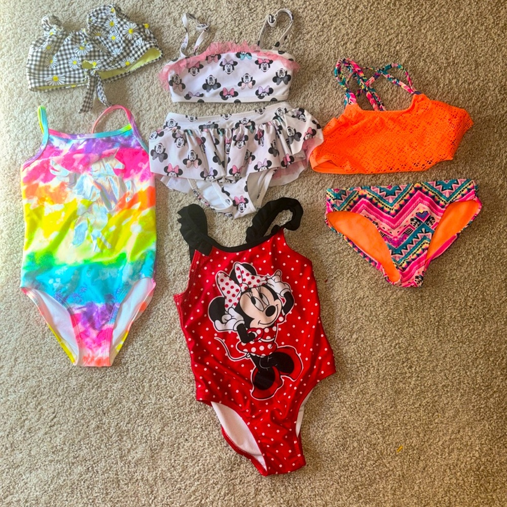 Toddler girl bathing suit bundle size 5T 🩱👙💕